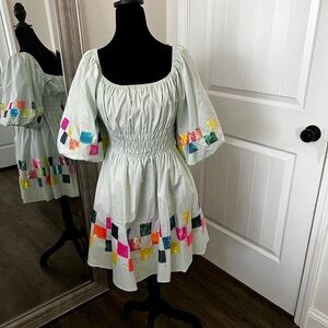 Fantastic Fawn Multicolor Patchwork Dress